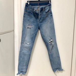 Women’s gap jeans true skinny high rise